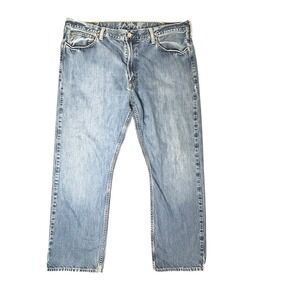 Vtg Polo Ralph Lauren Classic Fit 867 Men Jeans 40x30 Denim Straight Wear to hem